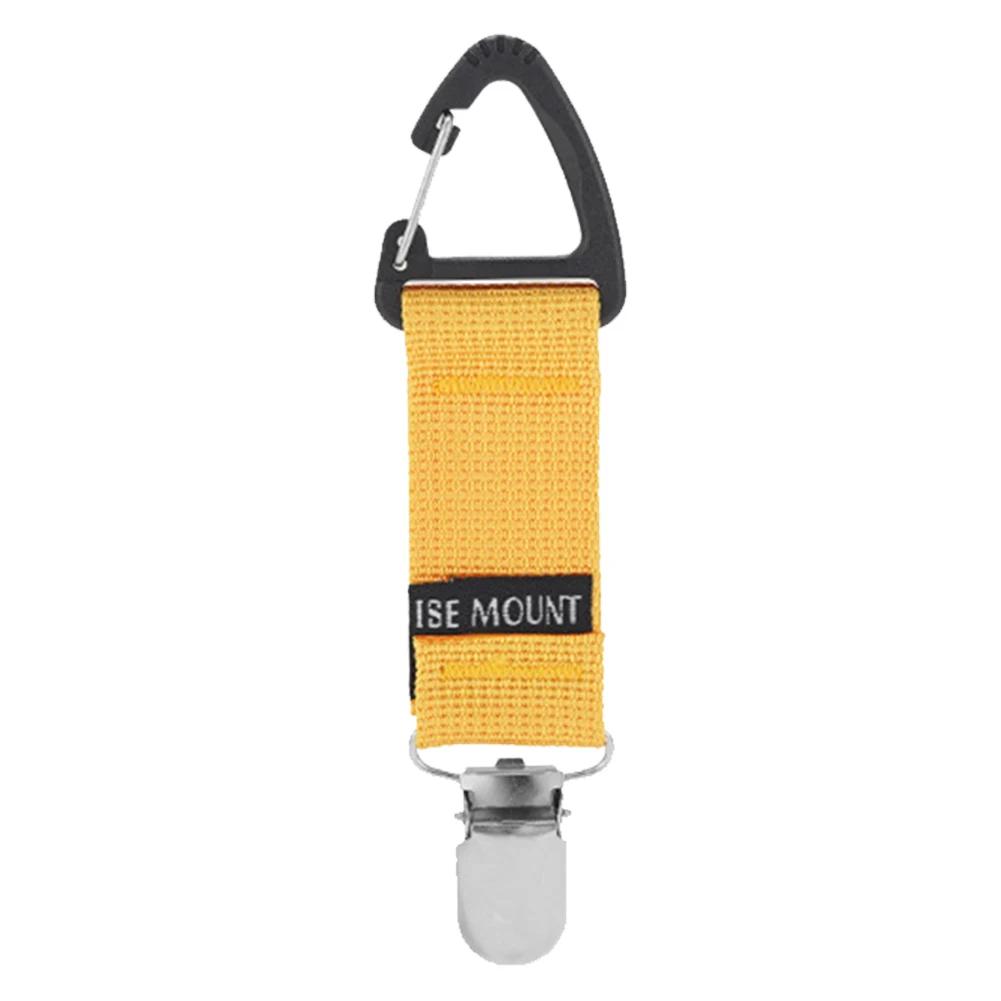 

Outdoor travel straw hat clip Portable hat companion bag clip outdoor glove organizer baseball cap holder hats brim hanging hook жовтий