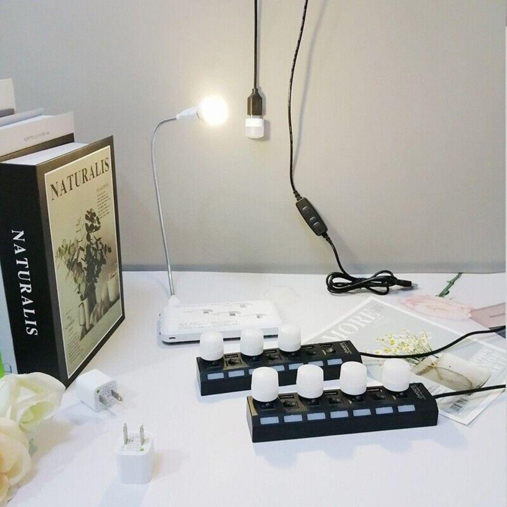 PVC Mini USB Night Light Plug in Reading Light Portable Small LED Bulb