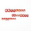 24Pcs/Set Quick Nails Short New Year Nail Glitter Cartoon Rabbit False Nials Sticker Wearable Waterproof Manicure Finished Nails
