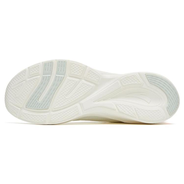 New Anta Anti Slip Wear Resistant Low Top Running Shoes Women's White Orange