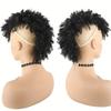 New Arrival Synthetic Ponytail with Bangs Afro Kinky Curly Mohawk Ponytail Bun Clip in Hair Extension for Black Women