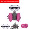 6200 Full-Face Gas Mask for Dustproof Grinding, Spray Painting, and Chemical Protection