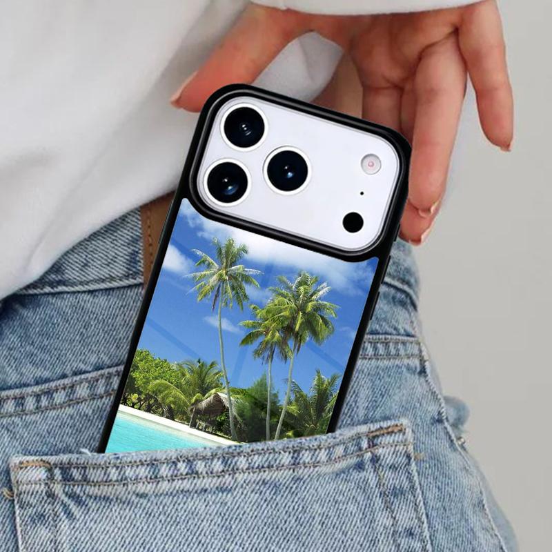CALIFORNIA PALM TREES Phone Case for iPhone 16e 15 14 13 12 17 Pro Max Plus Air 17pro Cover Coque