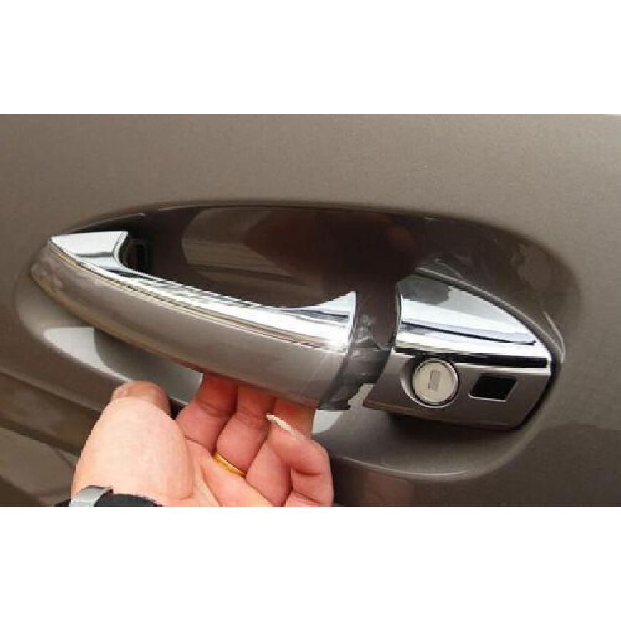 Cover Trim ABS 2PCS Exterior Side Door Handle Chrome Fit For Benz GLK 2009-2015