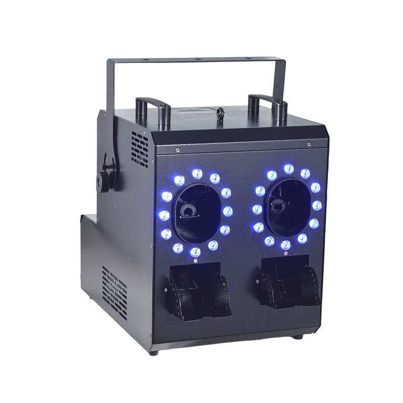 Dual-Wheel Smoke Bubble Machine for Events & Weddings