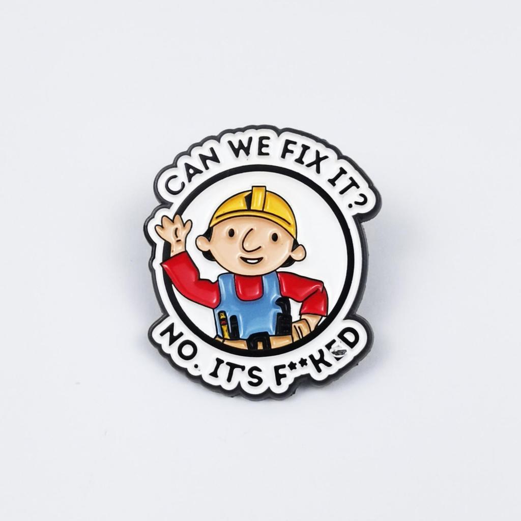 Cartoon Animals Brooch Set: Cute Duck & Frog Alloy Pins, English-Inspired Decorative Accessory