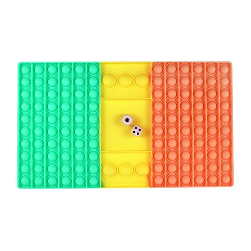 Large Bubble Sensory Fidget Toy Kids Bubbles Chess Board Extrusion Fidget Toys To Stress Relief