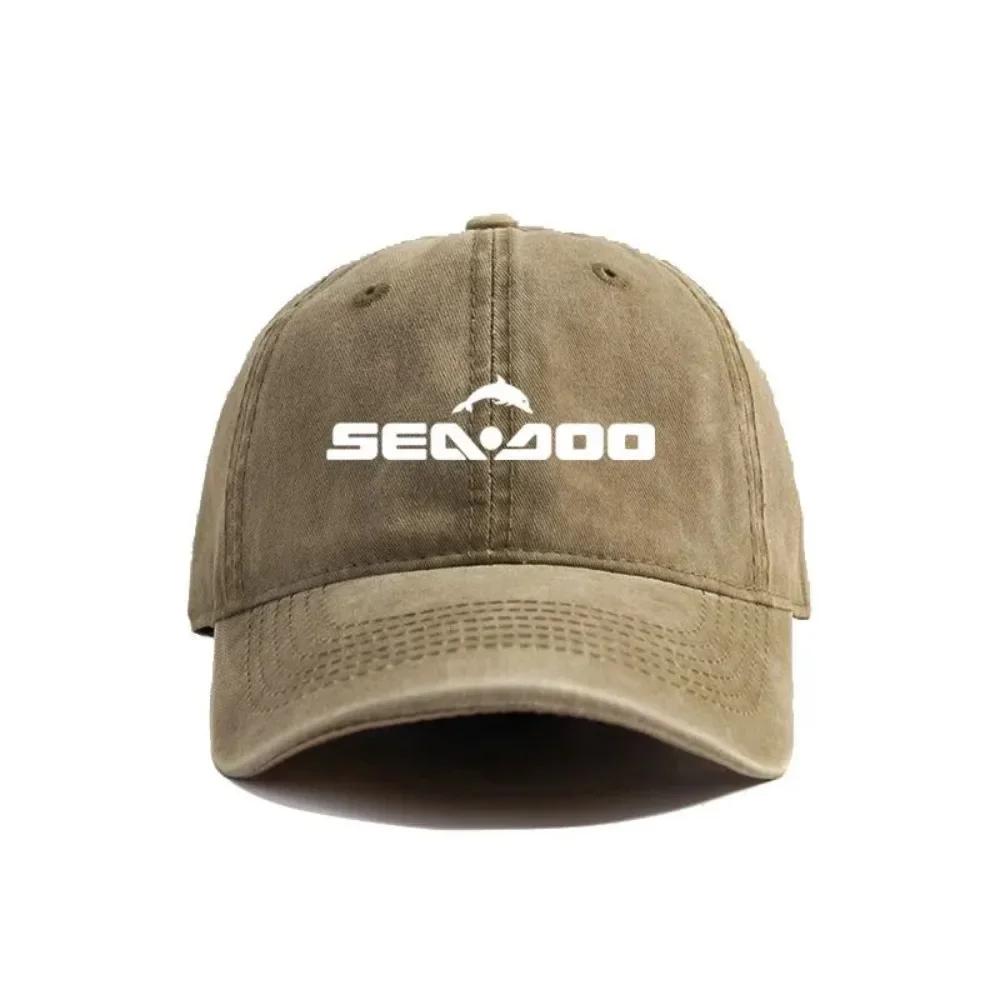 2025 Sea Doo Seadoo Baseball Cap Distressed Hats Dad Caps Men Women Retro Outdoor Summer Adjustable Hats Fashion