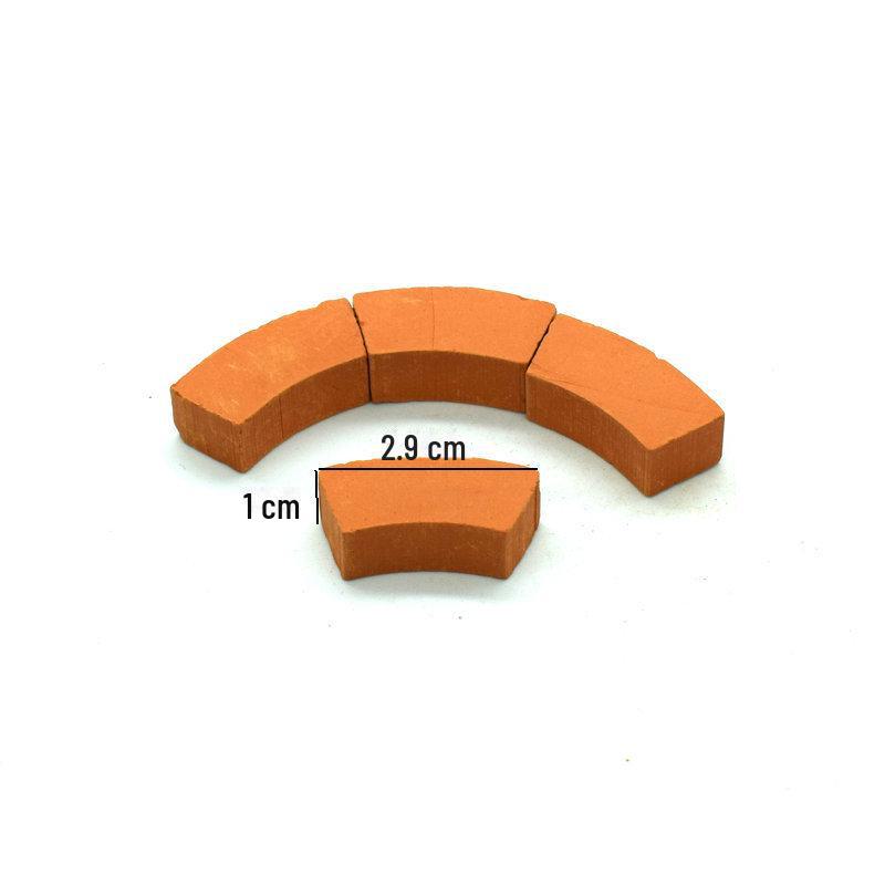 1:Kit de bricolaj cu 16 case de cărămidă în miniatură pentru copii