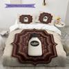 Felt ClockworkOrange Pattern Bedding Quilt Set Quilt Cover Pillowcase Home Decoration Birthday Gift (1 * Duvet Cover + 2 * Pillowcase, Without Core)