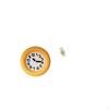 Contemporary Silent Wall Clock with Creative Hand Finger Gesture Sculpture Unique Analog Wood