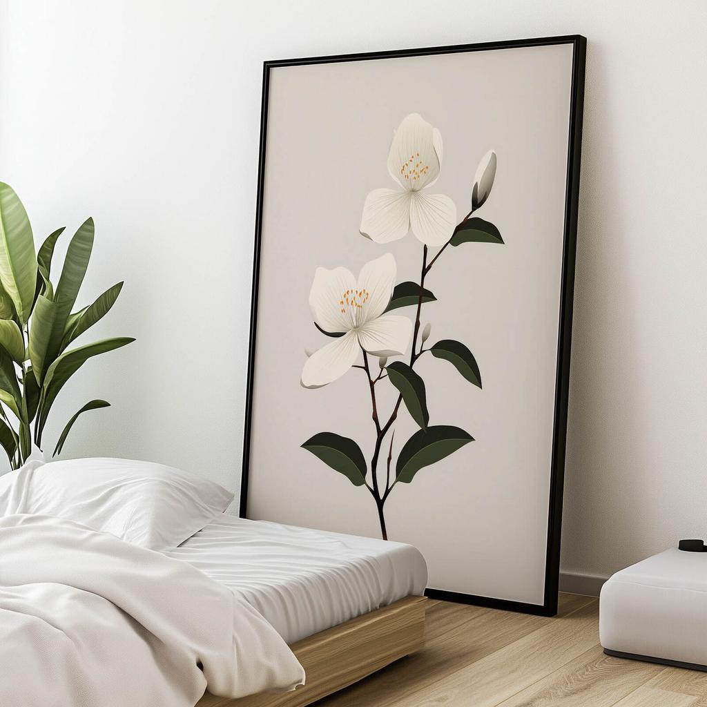 Jasmine Branch Jasmine Branch, 30X40 Cm, Frameless, 230 Gsm Matte Paper