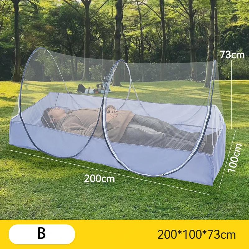

Кемпинговая противомоскитная сетка Водонепроницаемая дорожная складная портативная для поездок на открытом воздухе для сада Однодверные общежития Противомоскитные брезентовые палатки