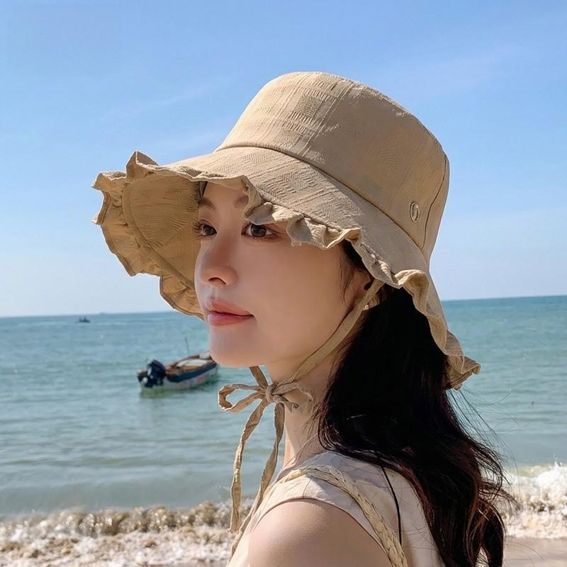 Summer Sun Protection Hat With Large Brim For Women Outdoor Beach Casual Fashion
