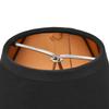 6PCS Black&Gold Lamp Cover Clip On Design Small Lamp Shades Modern Lampshade  Chandelier Replacement