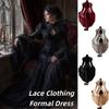 Spitzen Gothic Kleid Asymmetrisches Cosplay Kleid Cosplay Kostüm Steampunk Kleid Halloween