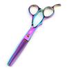 6.0" Multi-color Left-handed Straight & Thinning Shears