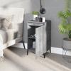 VidaXL Bedside Tables 2 Pcs Concrete Grey 40x35x70 Cm Engineered Wood 819653