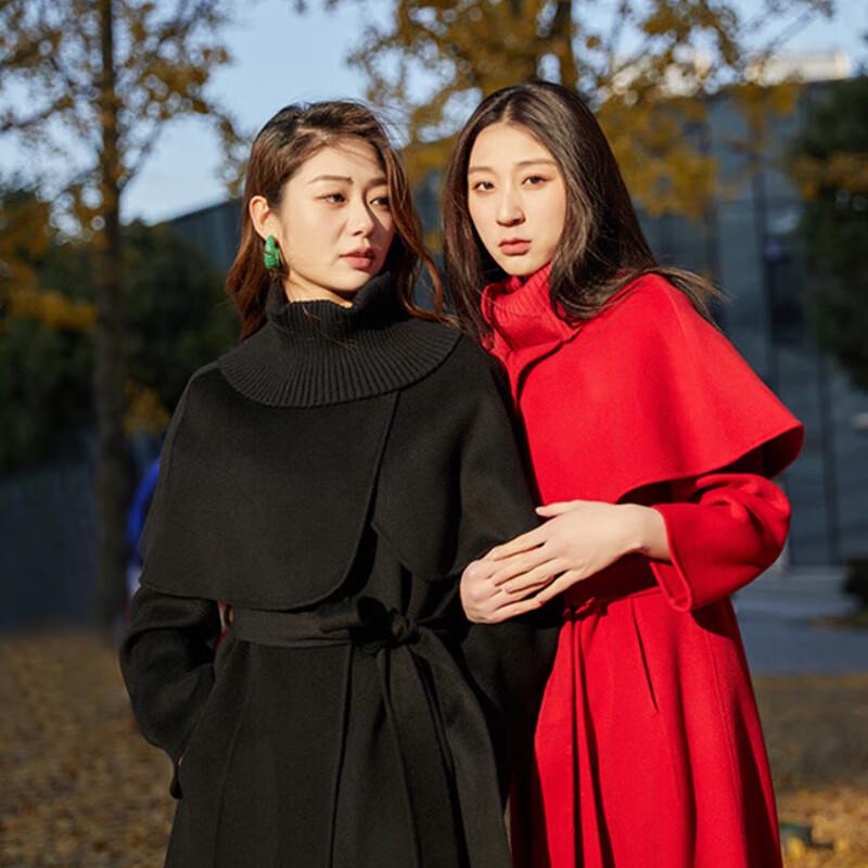 

Женское пальто Gejin из смесовой шерсти для通勤 M