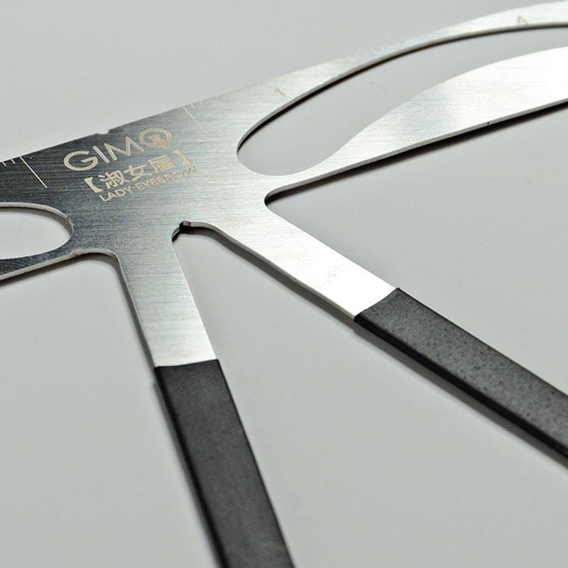 Permanent Makeup Eyebrow Balance Ruler Three-Point Positioning Balance Ruler Eyebrow Measurement