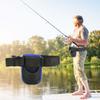 Fishing Belt, Sea Fishing/Rock Fishing Rod Holder, Waterproof PVC Material, Secures and Easy To Store (Fishing Belly Top Belt)