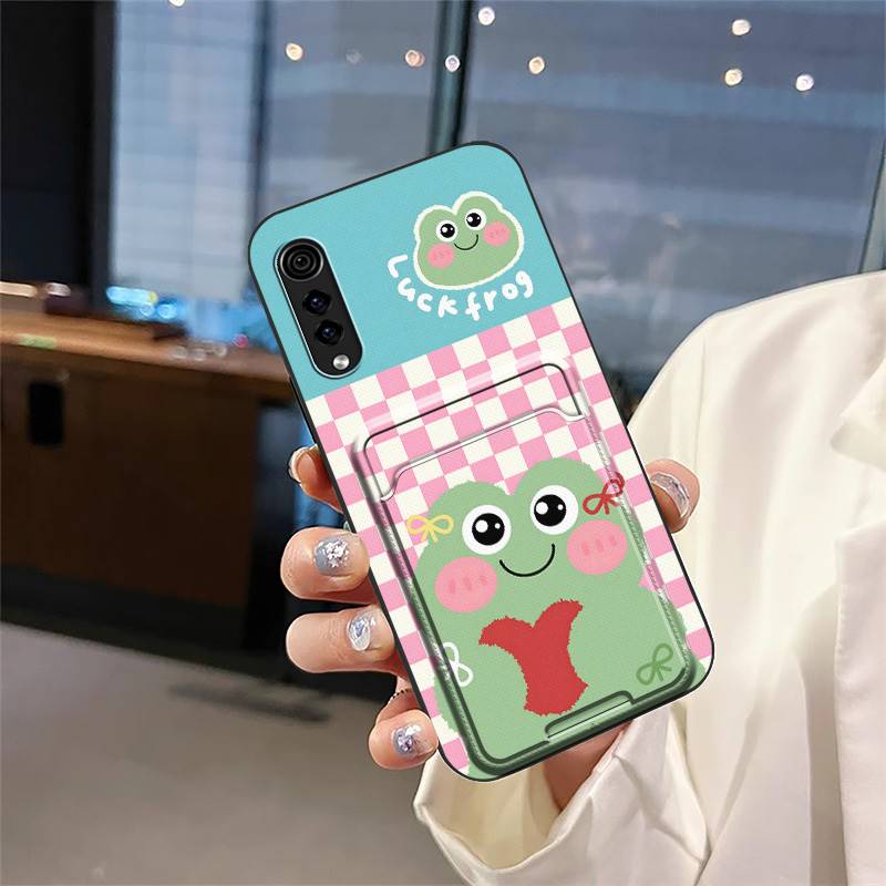 Fashion Design Card Sleeve Phone Case For LG Velvet 4G/5G Cartoon Soft Case Full Wrap Graffiti Anti-knock Silicone TPU