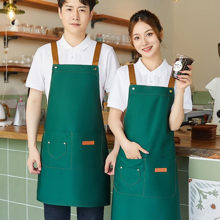 Durable, Waterproof Apron for Coffee, Milk Tea, Nail Salon & Cake Shops