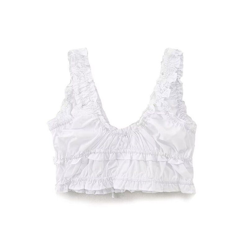 Fashion Style 2024 Spring/Summer New Arrival Women's Clothing Western Style All-Matching Bowknot Decoration Poplin Tops 2746200250