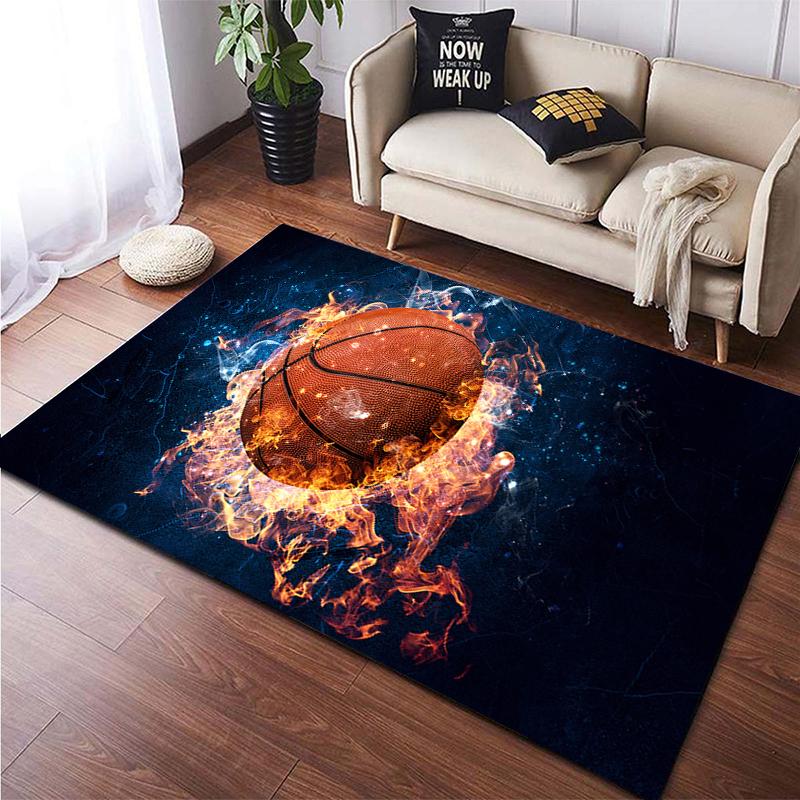 Basketball HD Printed Area Large Rug ,Carpet for Living Room Bedroom Sofa Decoration Non-slip Floor Mats Dropshipping Alfombras