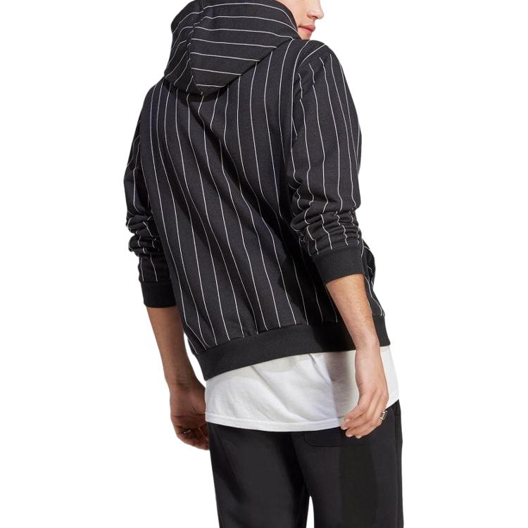 Adidas Sweatshirts Men's Black Hooded Moderate Regular IB8381