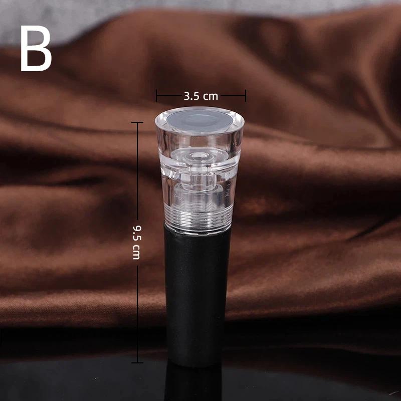 Aerador de Vinho Bico Dosador Com Rolha a Vácuo Aerador de Ar para Vinho e Bomba Conservadora de Vinho Conjunto Aerar, Apreciar e Conservar Vinho