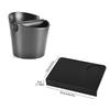 2pcs Coffee Knock Box Shock-Absorbent Coffee Grind Waste Bin for Coffee Grounds Removable Knock Bar Anti-slip Espresso Dump Bin