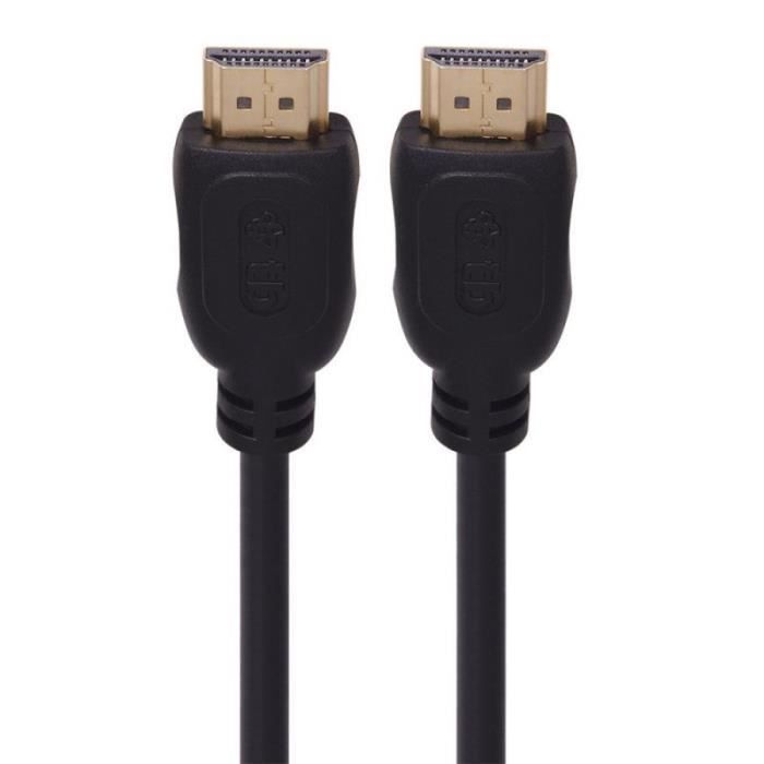 Câble HDMI - AKTBXVH1P14G10B - 1m - HDMI 1.4 - Transmission 3D, Ethernet, audio retour
