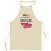 Kitchen Apron - Dentist Thank You Awesome - Breton Print - Durable Cotton - Made In France