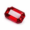 Natural Red Ruby Loose Gemstone Emerald Cut 15 ct Burmese for Her/Him for Jewelry Making and Crafts