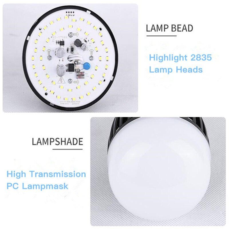 30/36W E27 E40 LED Light Bulbs Ultra Bright High Power Lamps Cold White 220V Energy Saving Lamp