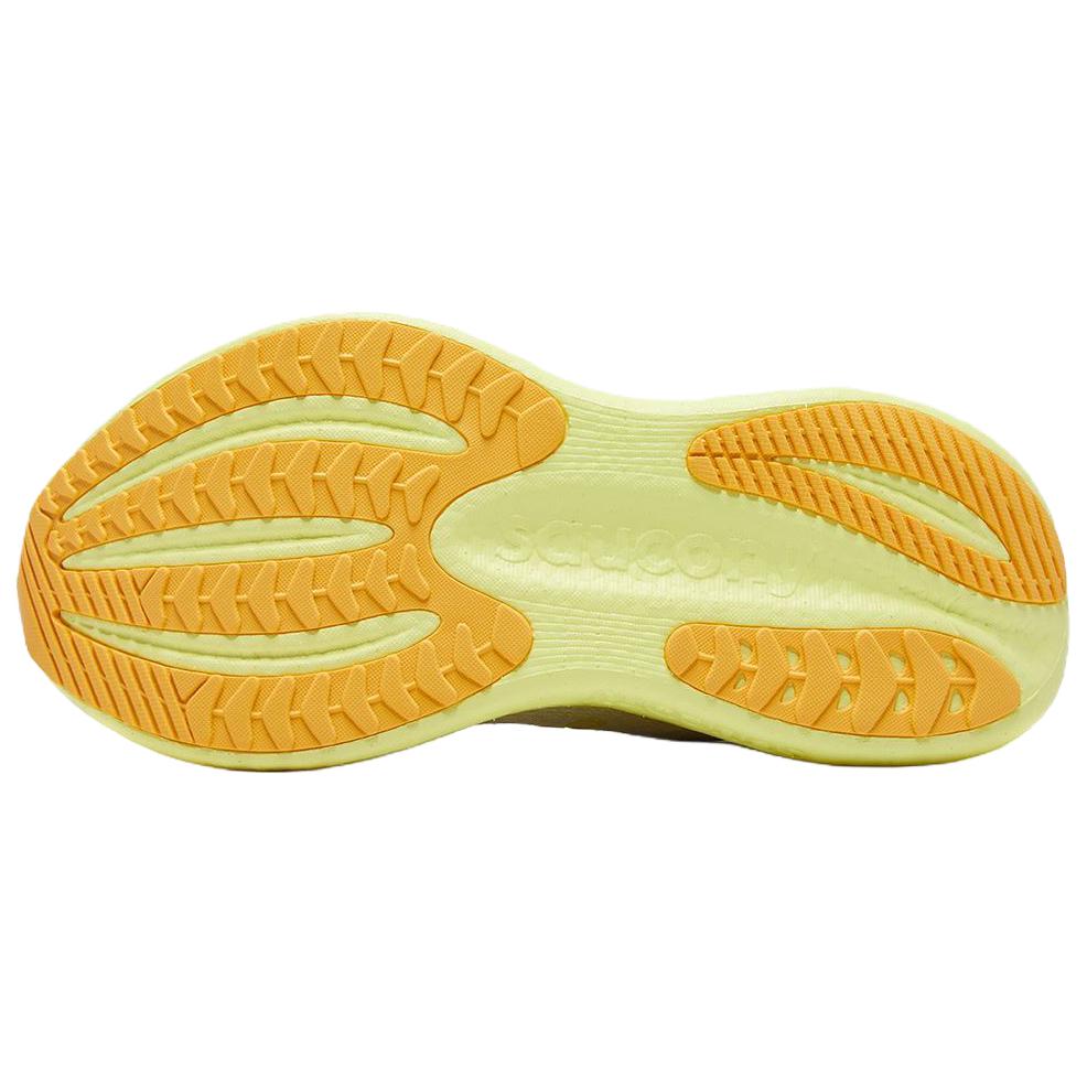 Saucony Triumph 23 Versatile Comfortable Cushioning Breathable Responsive Low-Top Running Shoes Women running shoes White Yellow S11023-554