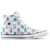 Doraemon X Converse Chuck Taylor All Star High Allover Doraemon Print Unisex Sneakers White Hawaiian-Gold Flamingo A15791C
