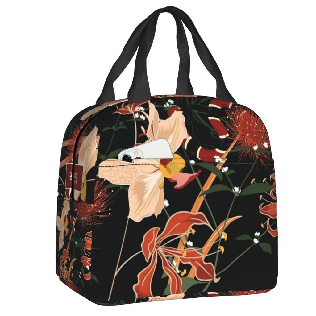 The Untamed WangXian Bunny Insulated Lunch Bags for Women Mo Dao Zu Shi Resuable Cooler Thermal Bento Box Outdoor Camping Travel
