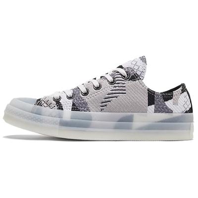 Chuck 70 Low Knit Mashup Men Sneakers Black White Gravel 570274C