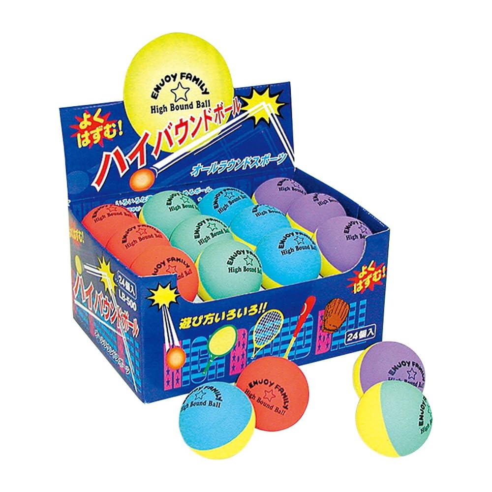 Sakurai EnjoyFamily High Bound Ball Set with Box 24 Balls LB-500