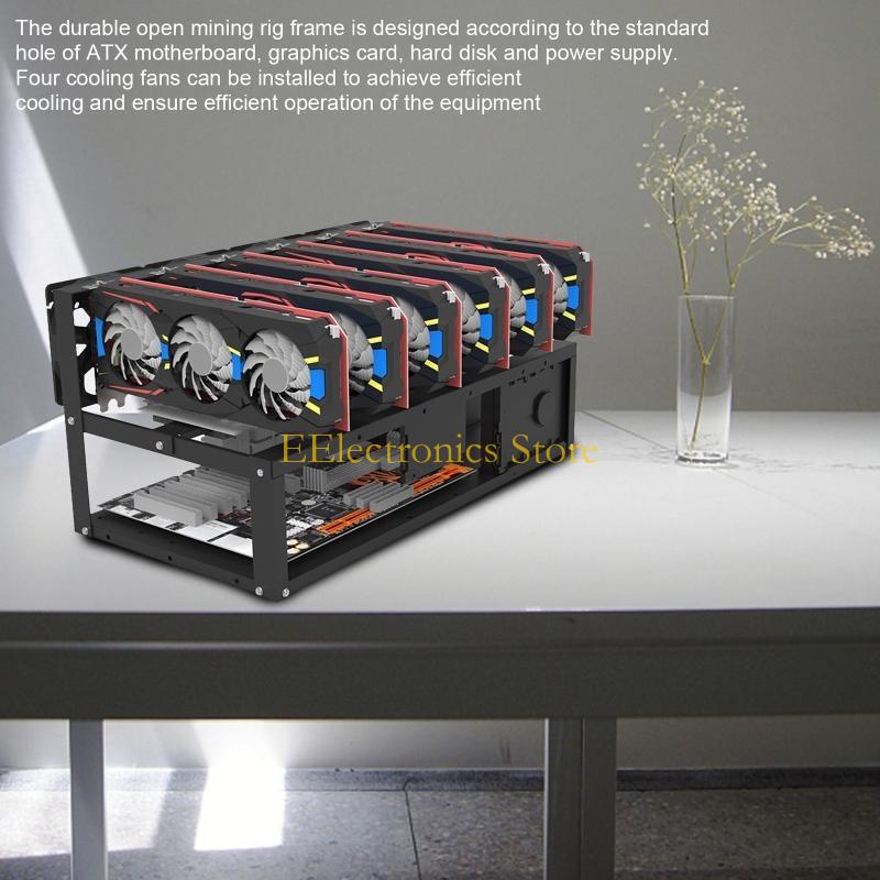 B03C Desktop PC Graphics Card Support Rack Computer Motherboard Open Mining Rig Frame