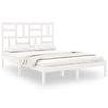VidaXL Bed Frames White Solid Wood 120x190 Cm Small Double 3105921