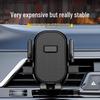 Universal Car Air Vent Phone Holder - High Temp Resistant, ABS Material, Shockproof Navigation Mount