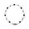 Jbans Classic Real Pearl Point Ball Mix Fashion Bracelet (C2003-Ac666_Iv)