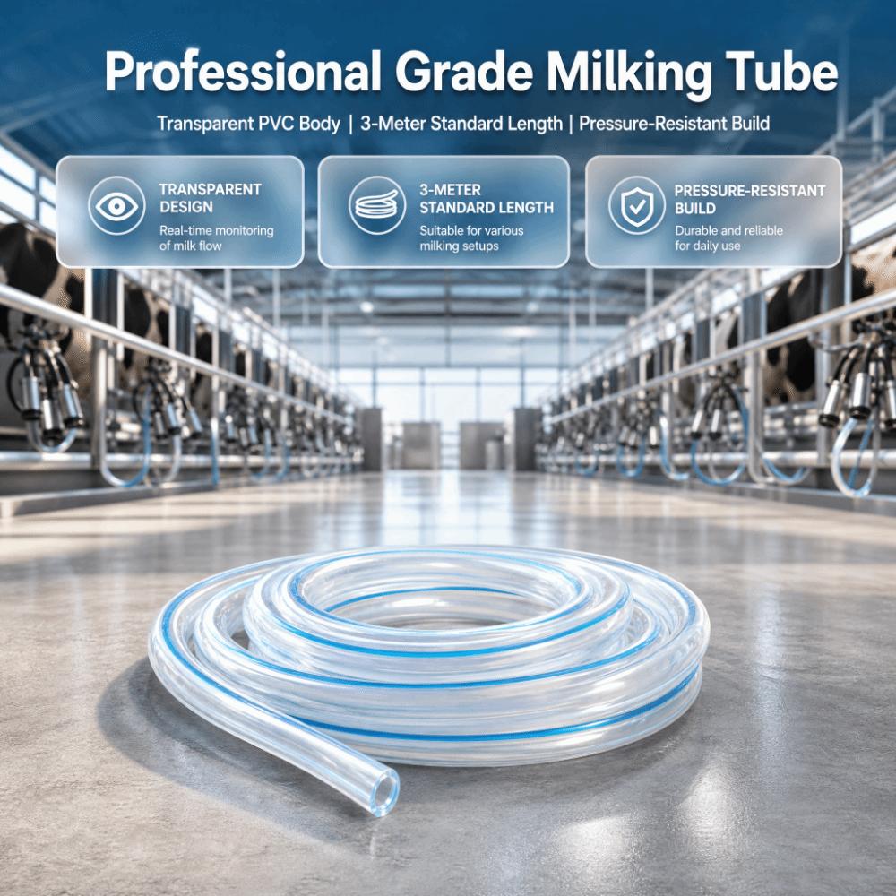 Soft Milk Hose Sturdy Livestock Supply Real Time Monitoring Milking Tube  Milking Machine