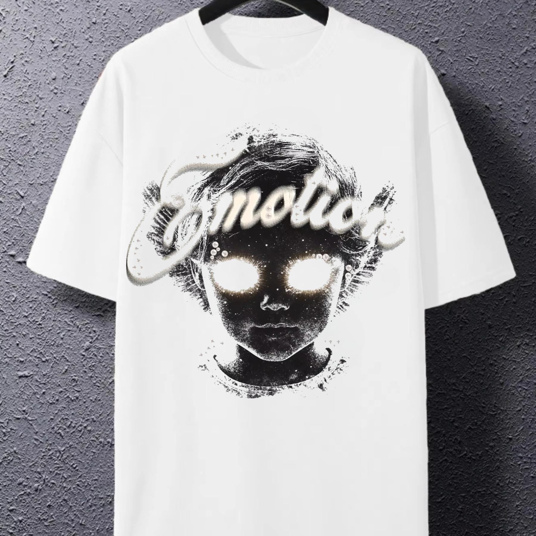 

Summer Letter Rhinestone Short Sleeve Tshirts for Men Women Streetwear Cotton Loose Crew Neck Top Tees Oversized Unisex Tshirt 4XL