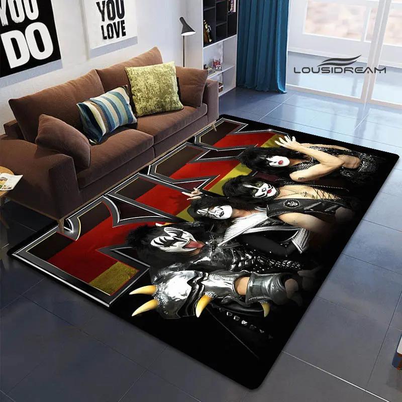 Kussband-Druckteppich, Kinderspielzimmerteppich, Wohnzimmer, Schlafzimmer, rutschfester Teppich, Fotografie-Requisiten, Geburtstagsgeschenk