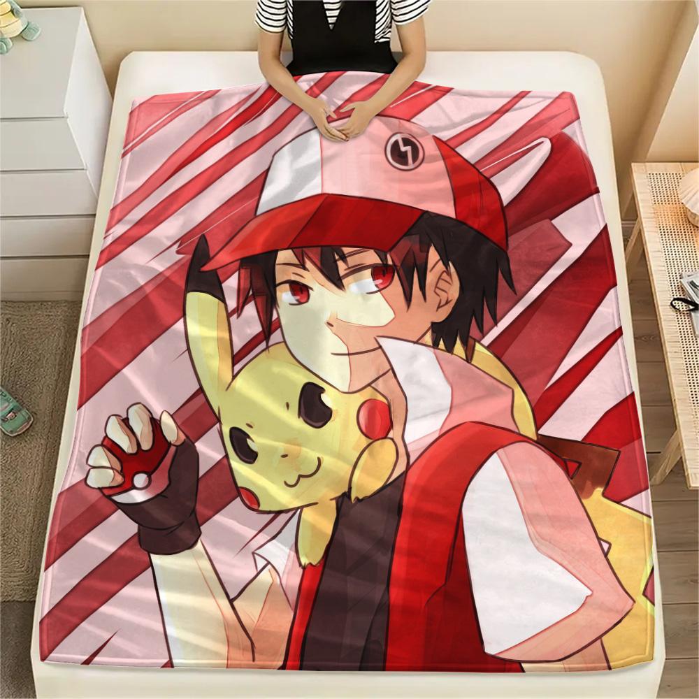 

Crimson Print Flannel Blanket, High quality Comfortable for All Seasons, Home Decor, Warmth and Comfort 80cm x 120cm