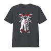 Witchfynde Give Em Hell Gothic T-Shirt Mit Pentagramm Und Ziegenkopf Design Vintage Unisex Freizeit Leicht Vielseitig